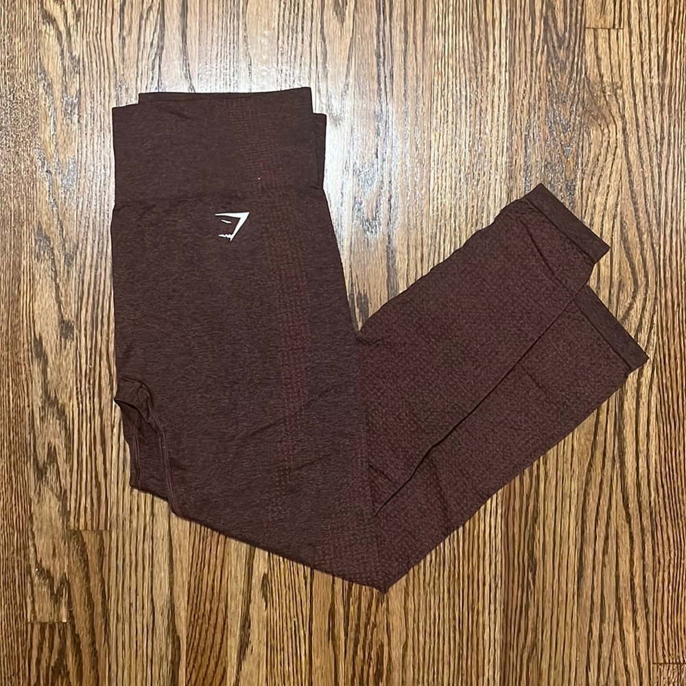 Gymshark Seamless Brown Cherry Leggings